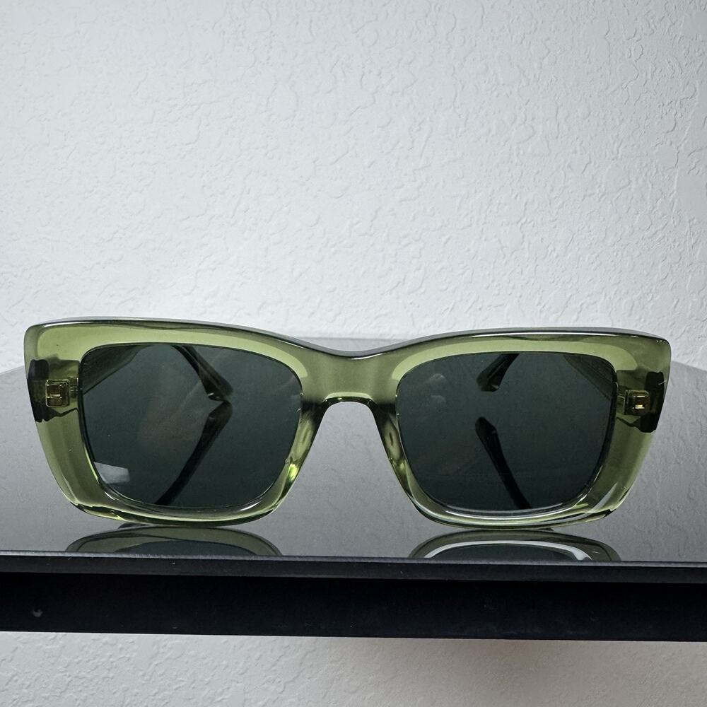 Donahugh The Lucid Blur Thick Square Frame Sunglasses for Women Men Chunky...